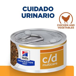 Hill's Prescription Diet Urinary Care Guisado de Frango e Legumes lata para cães